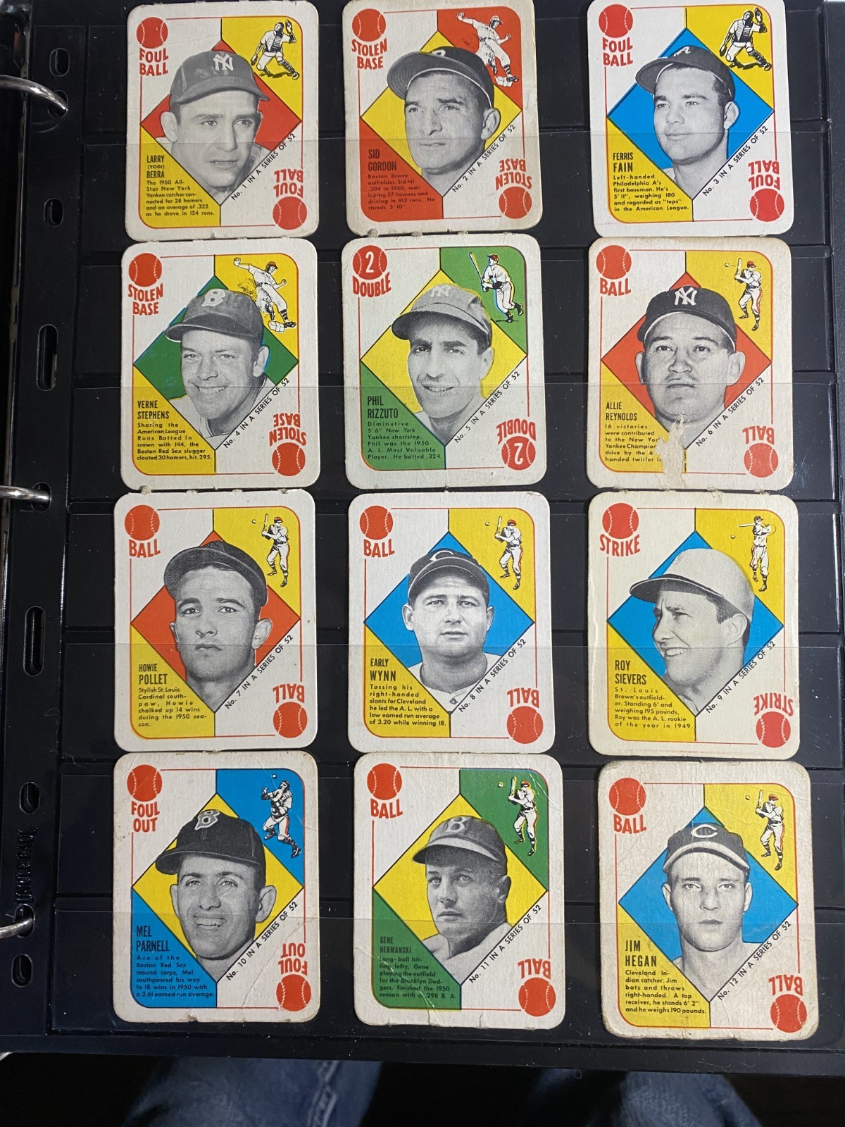 1951 Topps Red Back complete set