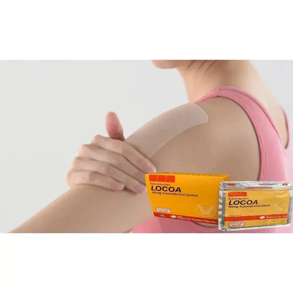 5 Pack ( 35 Patches ) LOCOA 40mg Transdermal Joint Pain Relief - SHIP FORM US