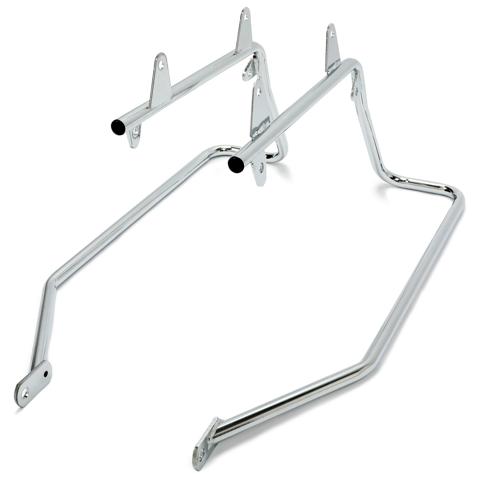 Hard Saddlebags Saddle Bags W/ Conversion Brackets For Harley Heritage Softail