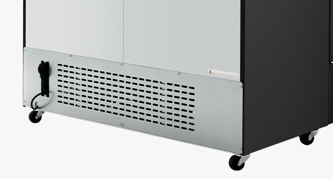 Commercial Merchandiser 2 Glass Door Cooler Display Refrigerator 40 Cu.Ft. ETL