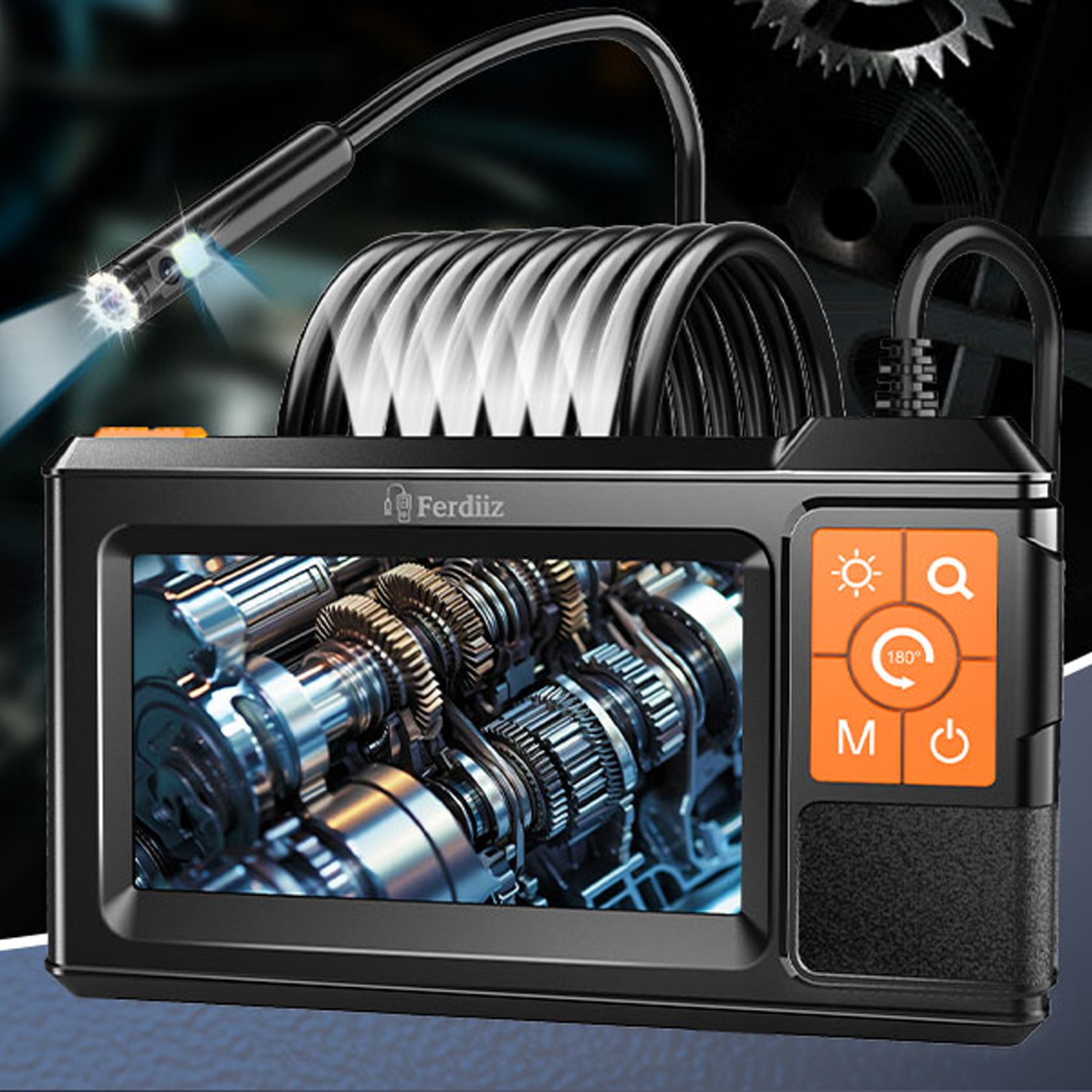 🔥1080P HD LED Handheld Industrial Endoscope Borescope Inspection Snake Camera