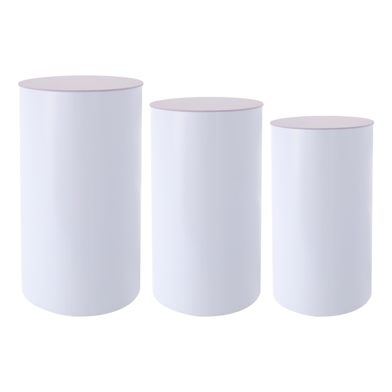 3Pcs Round Cylinder For Decoration& Birthday Parties, Wedding Round Cylinder