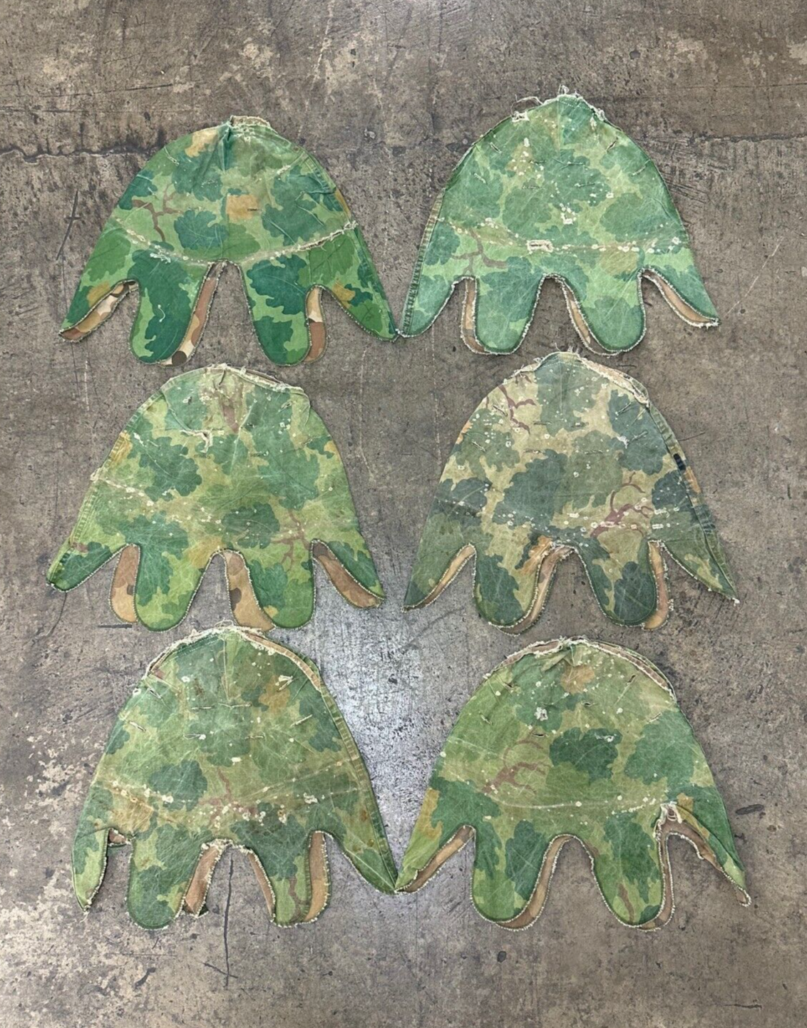 USGI Mitchell Pattern Helmet Cover, Vietnam War US Army USMC, T-107