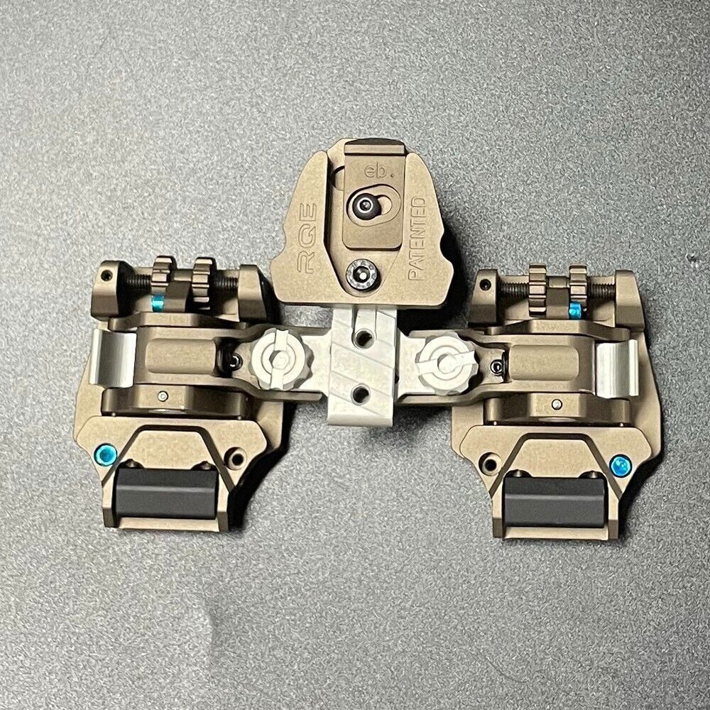 L4 G24 + KVC Universal RQE Dual Bridges NVG Mount for PVS-14 MUM DVO MINI-NSEAS