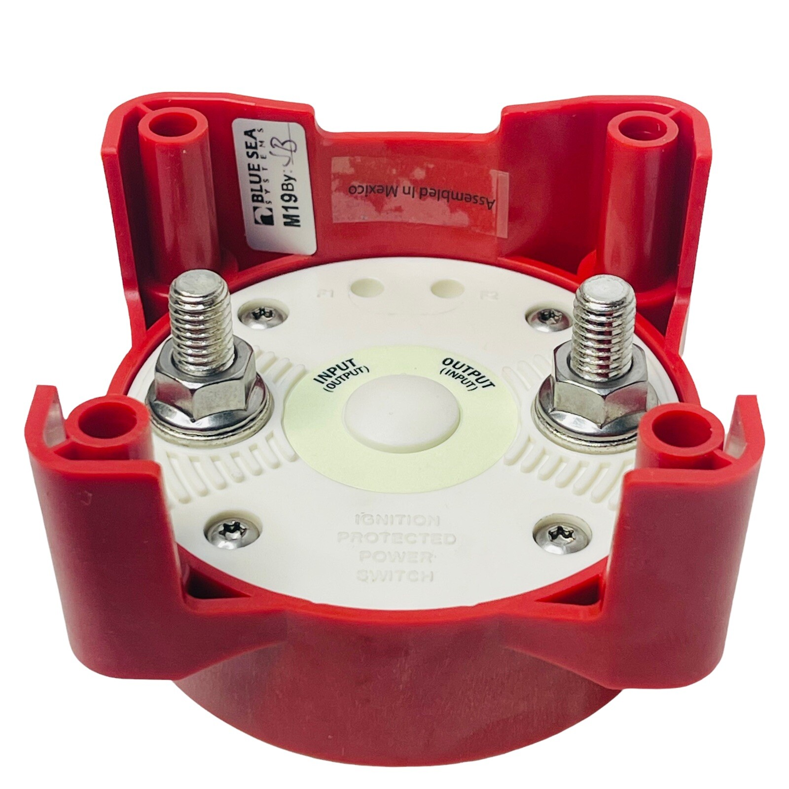 Blue Sea 9003E Systems 350 Amp E-Series Battery Switch Marine On/Off AFD Red