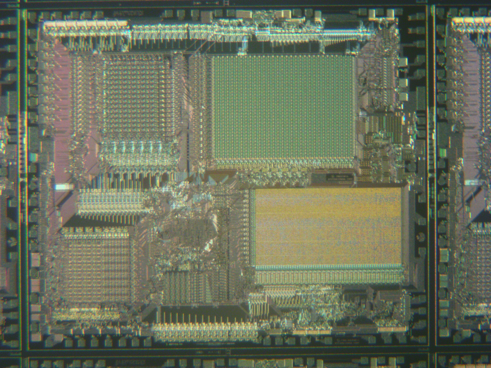 Historic 1986 Rockwell silicon wafer of Microprocessors made in USA - with case