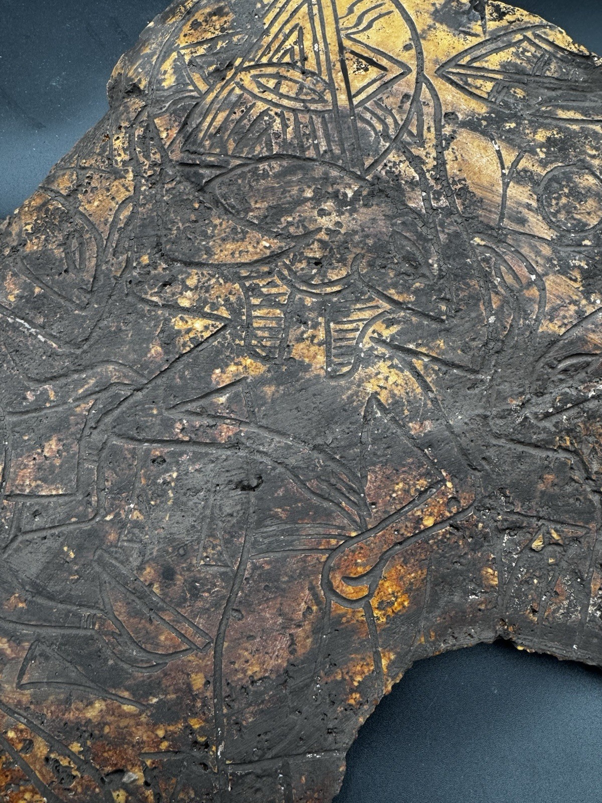 Glowing Massive Masonic Tablet Tula Mexico PreColumbian Alien Ojuelos