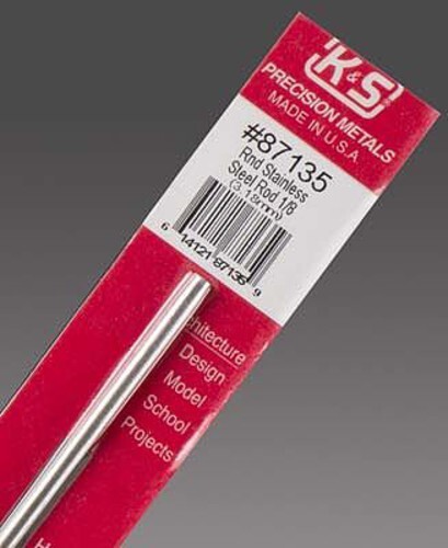 K-S Stnls Stl Rod 1/8 - #87135