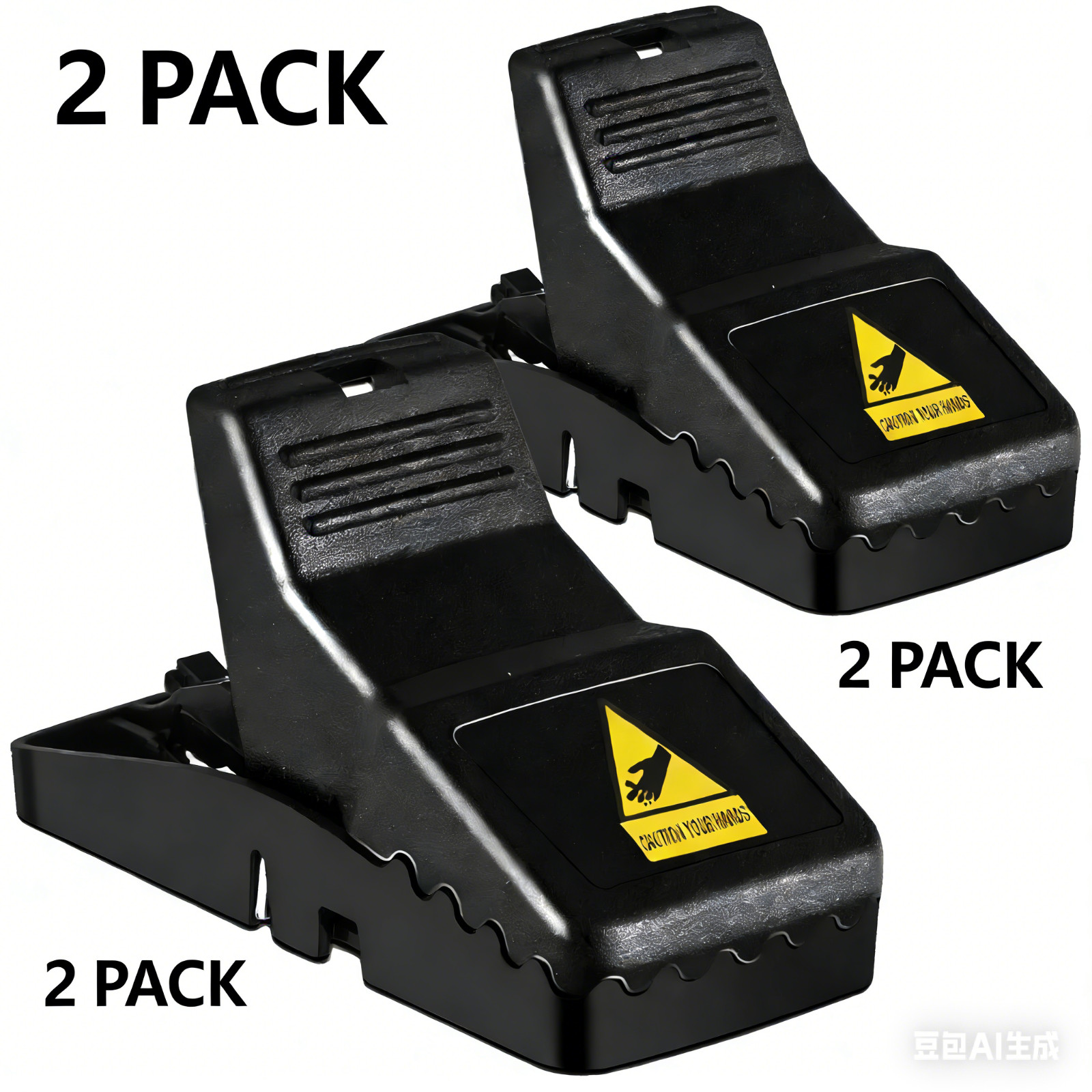 2/4/6 Pack Mouse Traps Rat Mice Killer Snap Trap Power Rodent Heavy Duty Pest