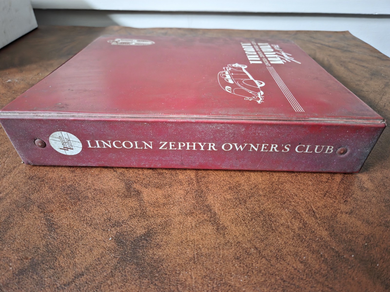 Hardcover Lincoln Zephyr Owners Club Service Bulletins In Spiral Binder
