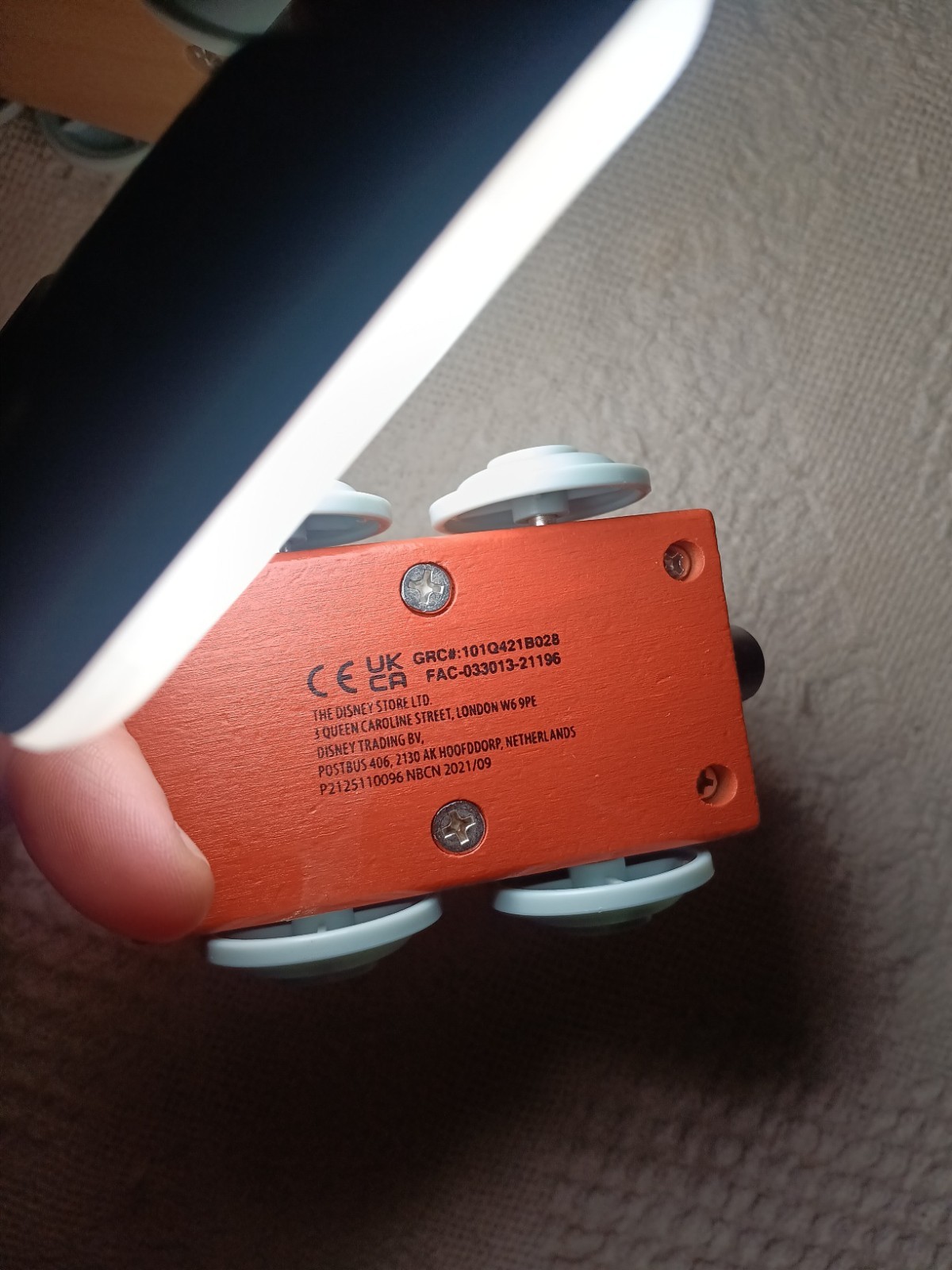 Disney Mickey Wooden Magnetic 2 Pieces of Train Set Wooden NO Figure NO Stack