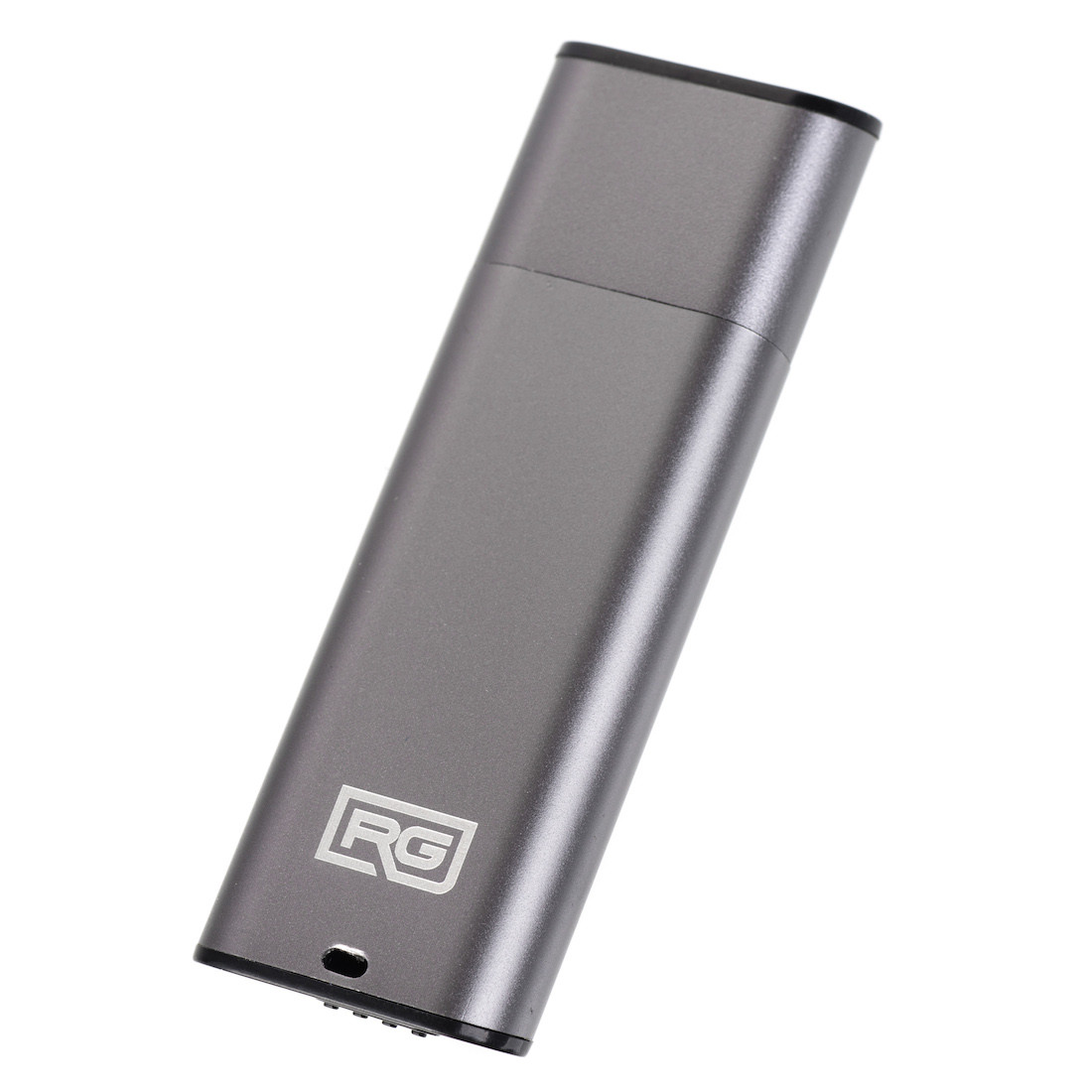 RecorderGear FD10 USB Drive Voice Recorder Small Spy Recording, Gray Option