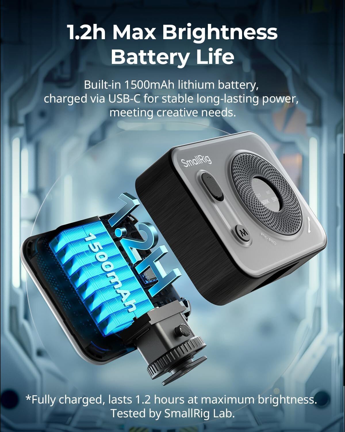 SmallRig Vibe P96 Pro Led Video Light Camera Light for Vlog 4660