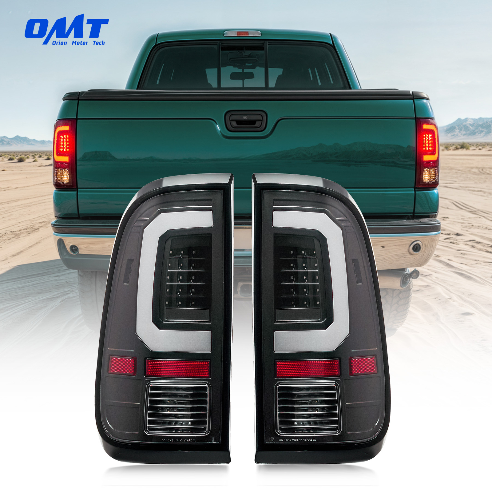 LED Tail Lights for 2008-2016 Ford F250 F350 F450 F550 Super Duty SD Brake Lamps