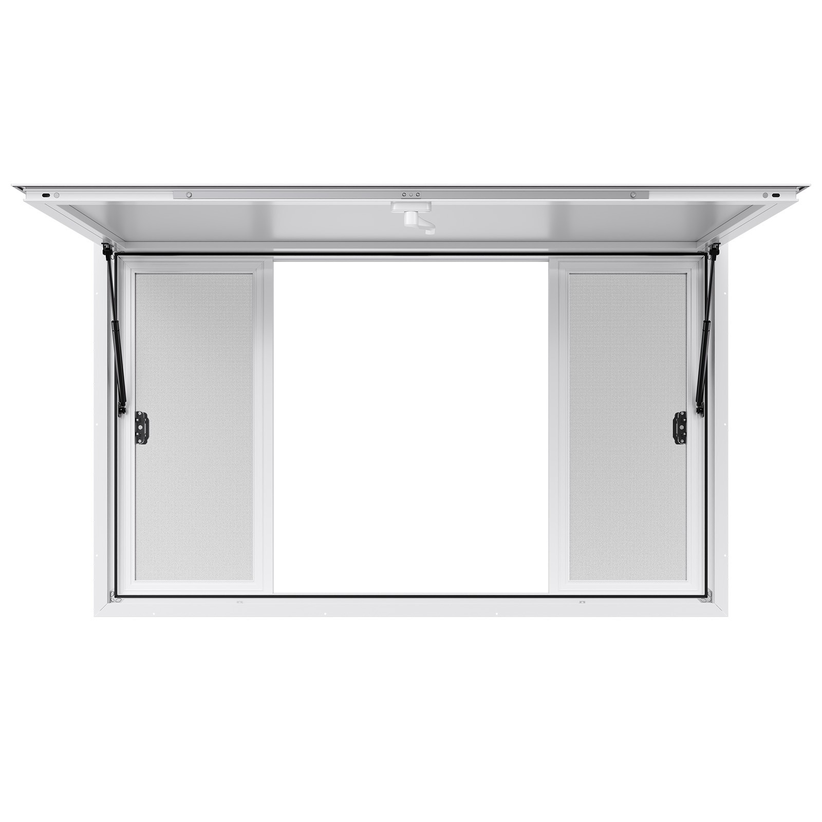 VEVOR 60x36in Concession Stand Serving Window Food Truck Service Awning Aluminum