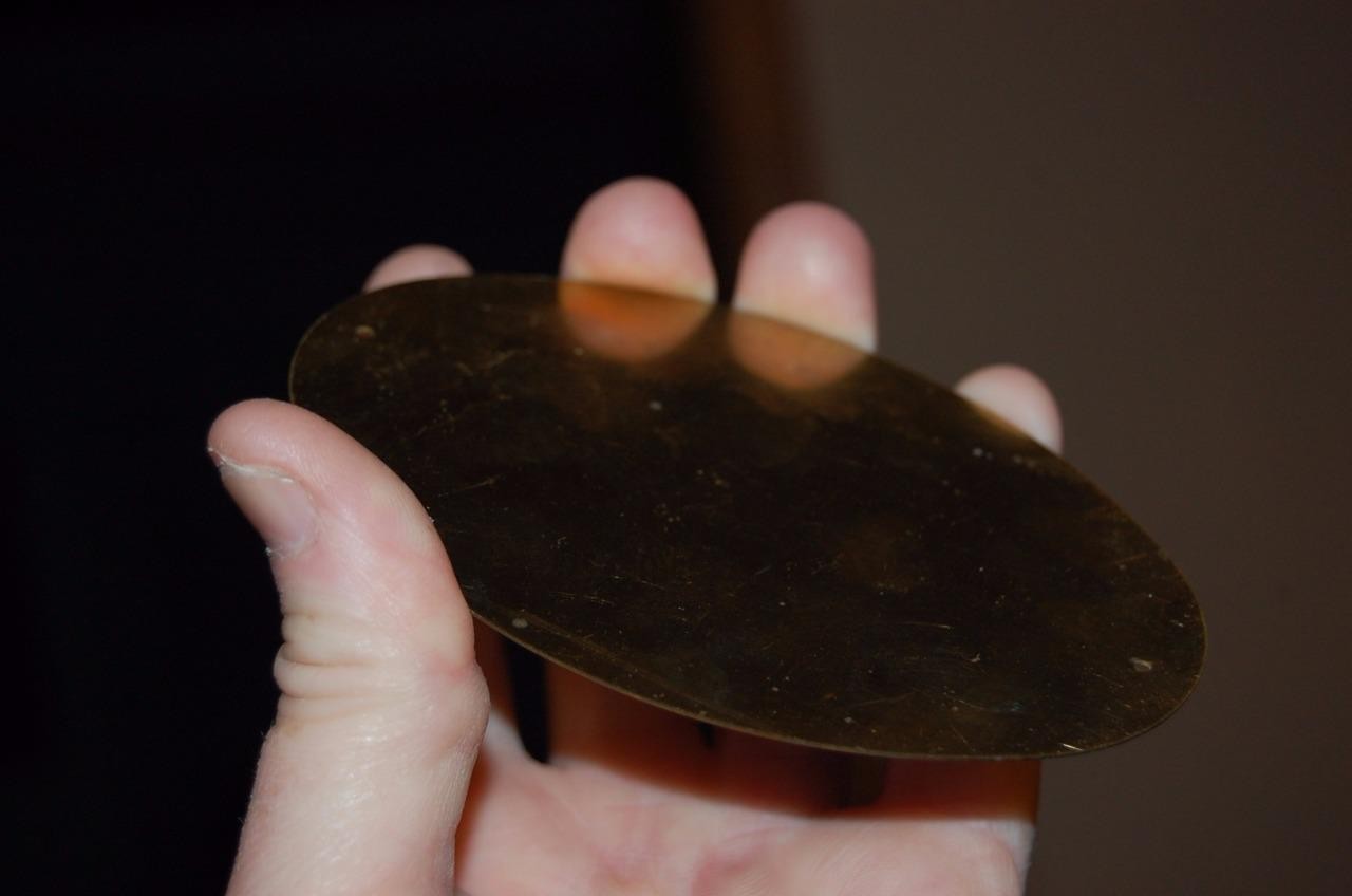 1985 Vintage Antique Car Club Roaring 20's Southbury Ct. Brass Dash Plaque Sign