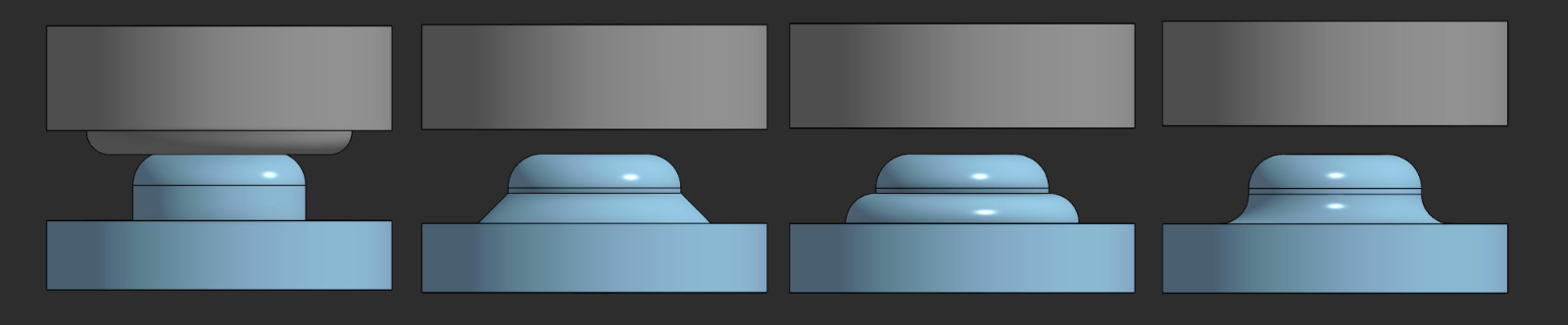 Sheet Metal Dimple Dies – Metric & SAE – 3D Printed Polymer – No Rust