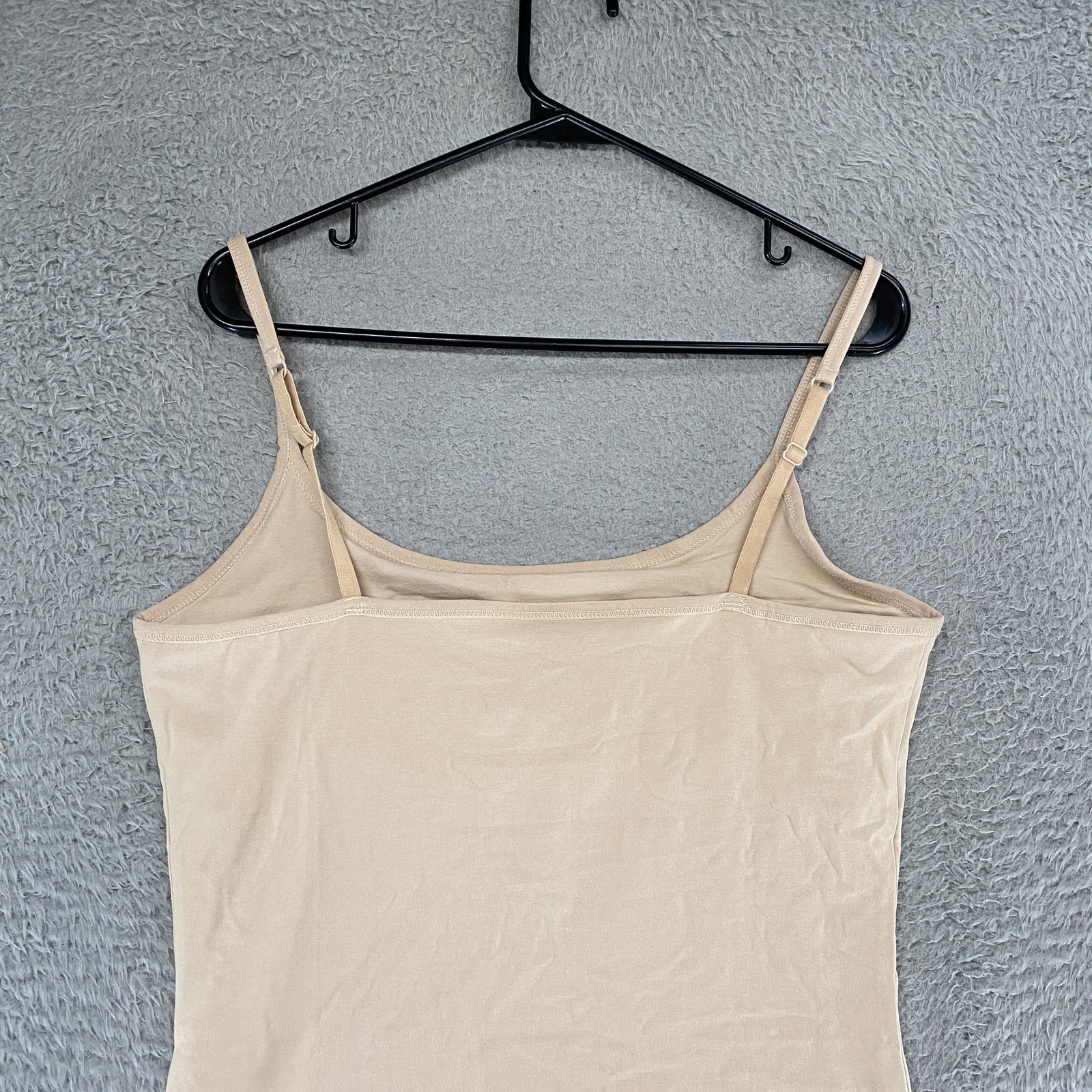 Pact Cami Tank Top Womens Large Beige Organic Cotton Minimalist Capsule Camisole