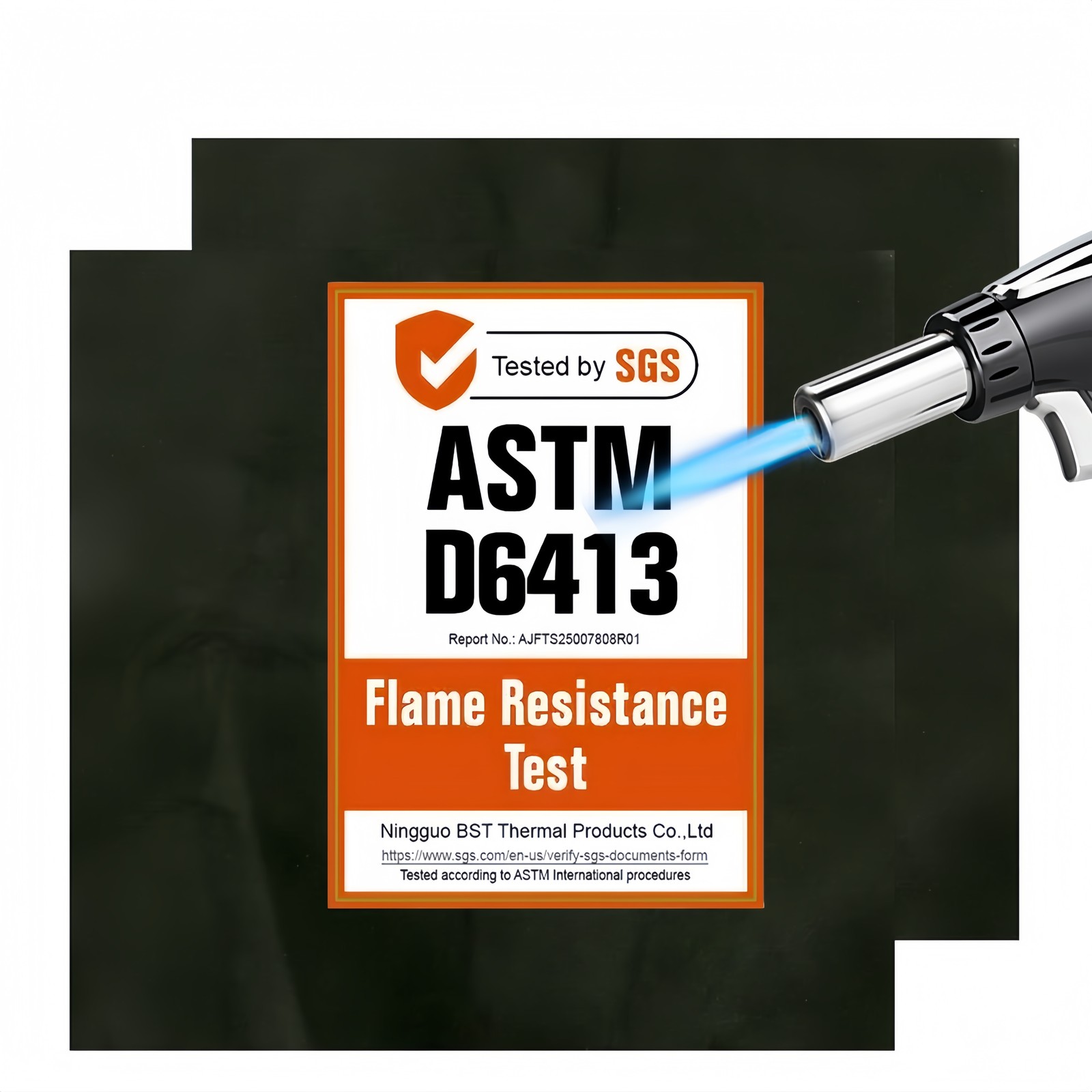 High Temp Carbon Felt Welding Blanket to 1800°F Fireproof Thermal Resistant Pad