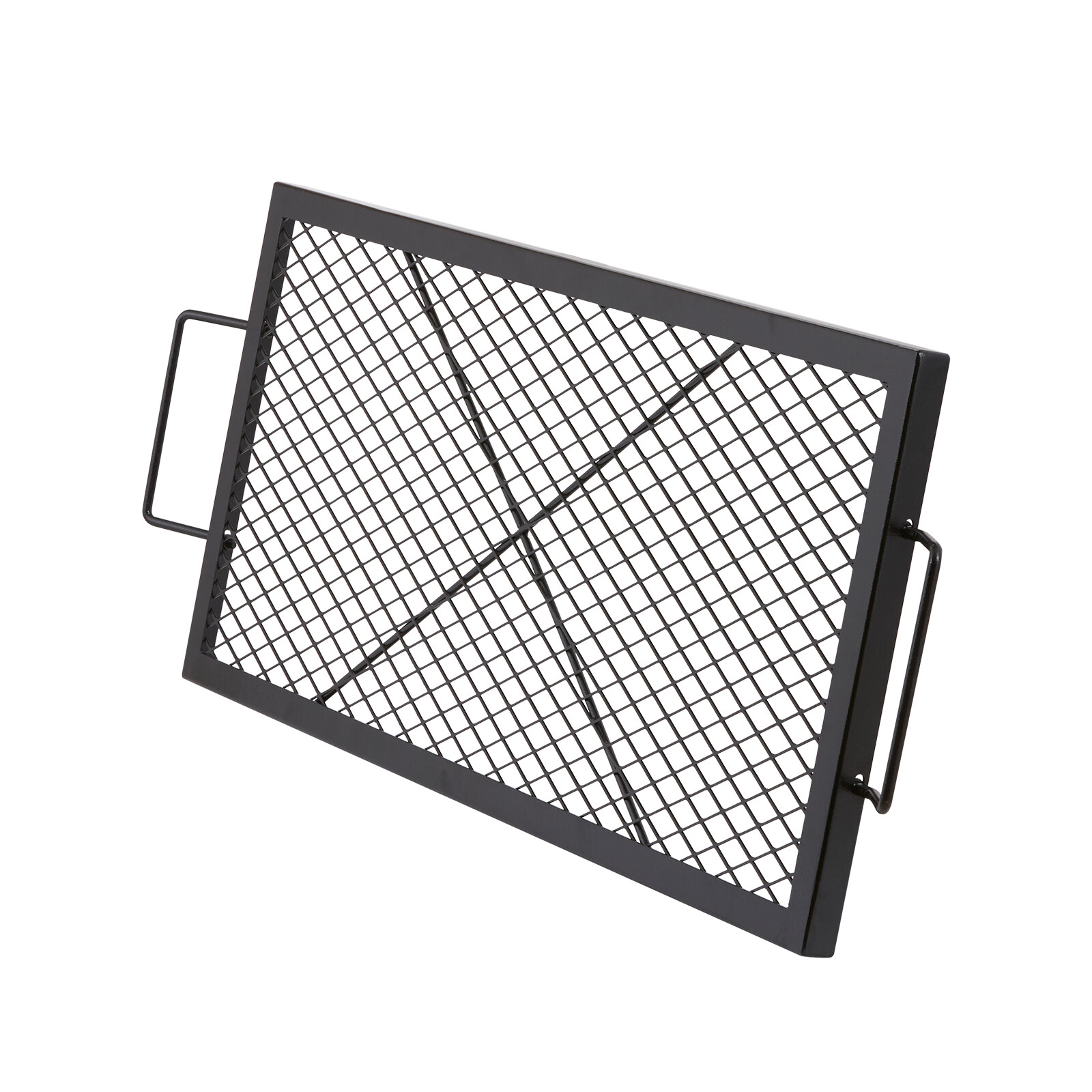 VEVOR 32" Rectangle Cooking Grate Fire Pit Grill Grate X-Marks Heavy-Duty Steel