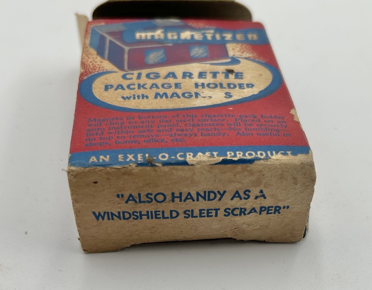 VTG Magnetic Cigarette Holder Pack Camel Cardboard Box