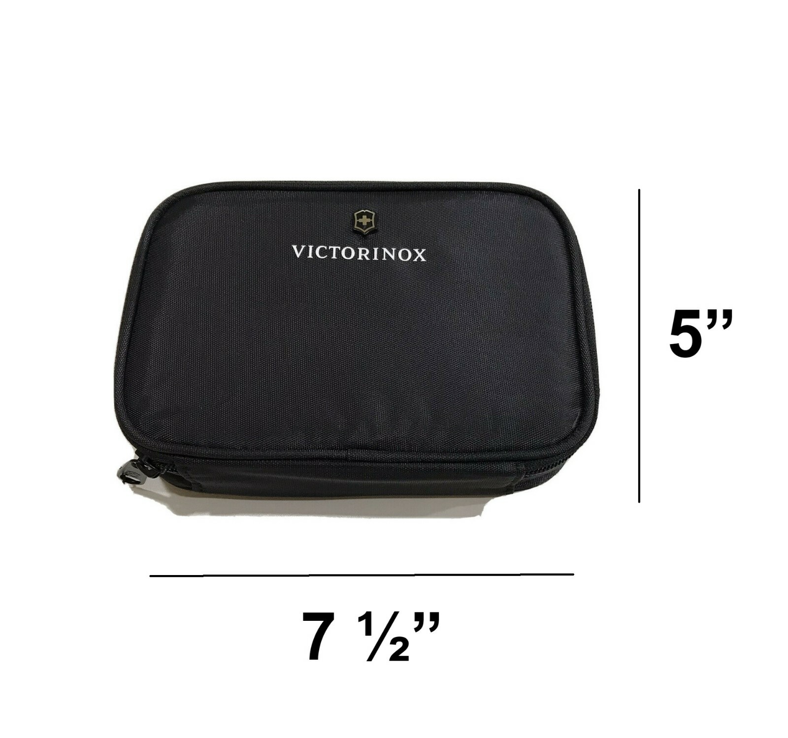 Victorinox Toiletry Travel Bag Small Size Black Mens Bathroom Shaving Gear Pouch
