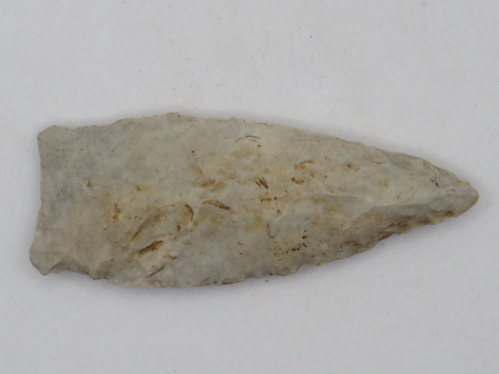 AUTHENTIC 2 5/8" INDIAN DOVETAIL PROJECTILE POINT ARROWHEAD - SUBTLE COLORS! *