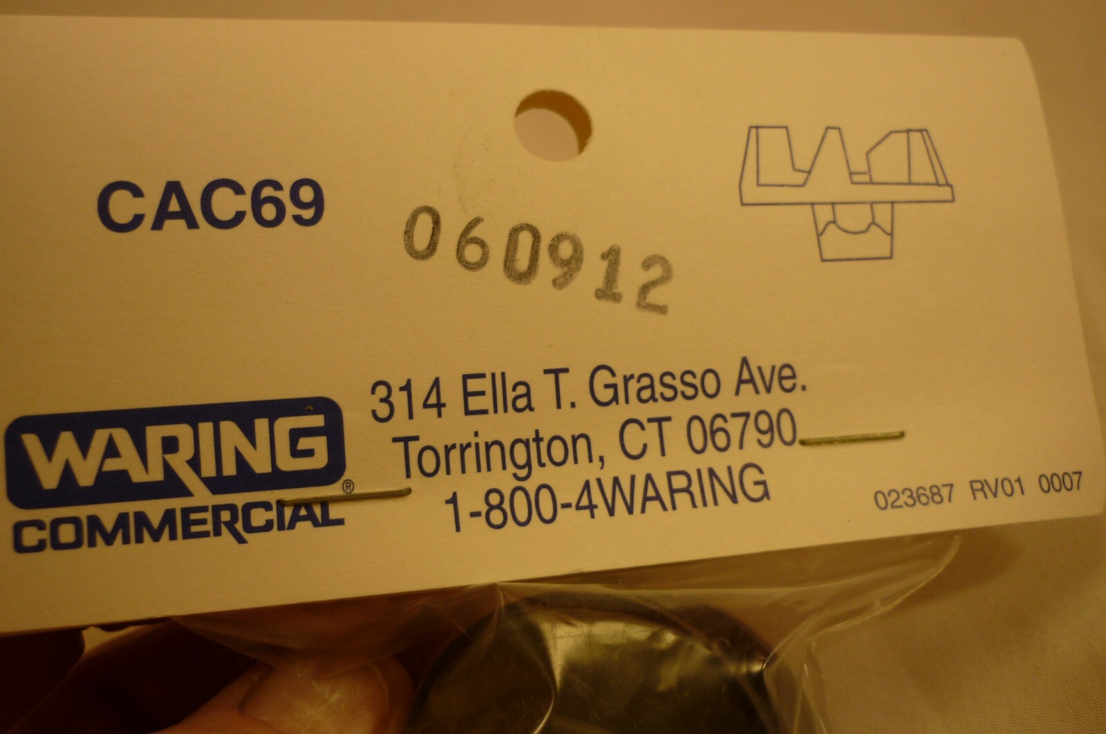 WARING CAC69 COMMERCIAL BLENDER COUPLING 2PC. HGBSS HGB140 HGB150 SMB15 CCB144