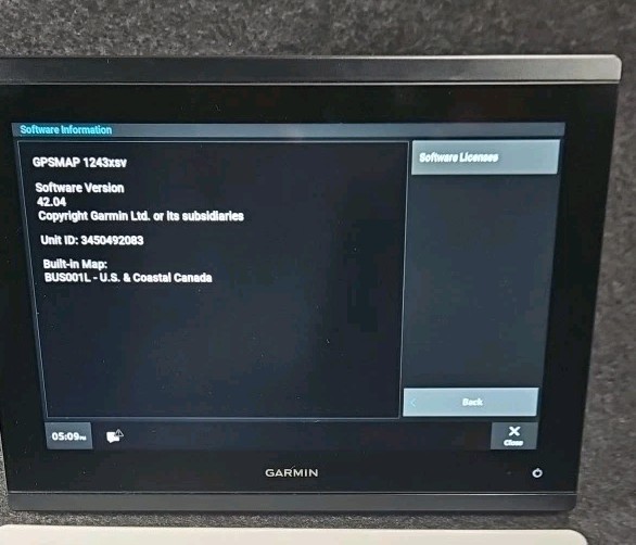 Garmin GPSMAP 1243xsv Combo GPS/Fishfinder + SideVu/ClearVü/CHIRP ✅ New Open Box
