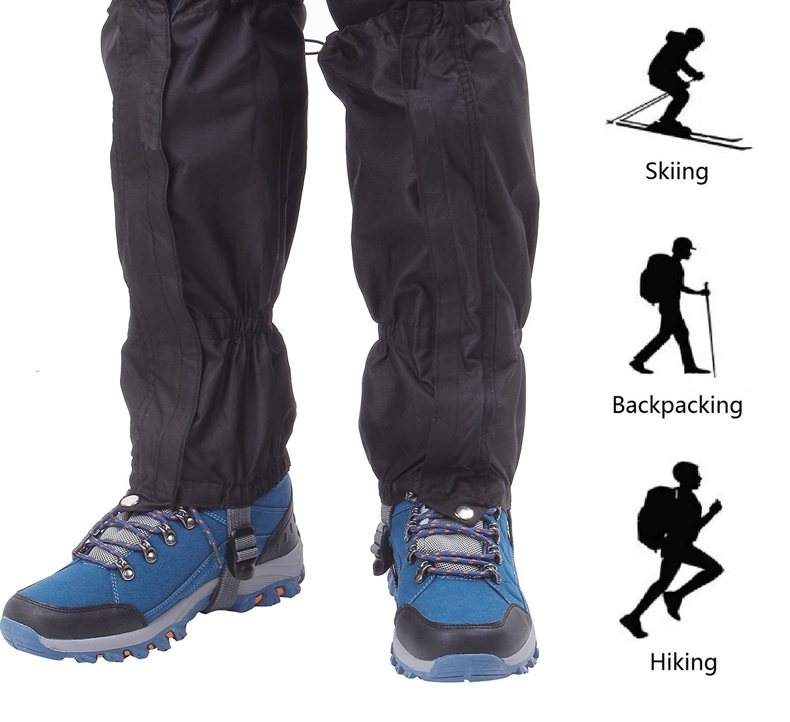 Outdoor Hiking Boots Cover Gaiters Waterproof Leg Protection Snow Legging USA