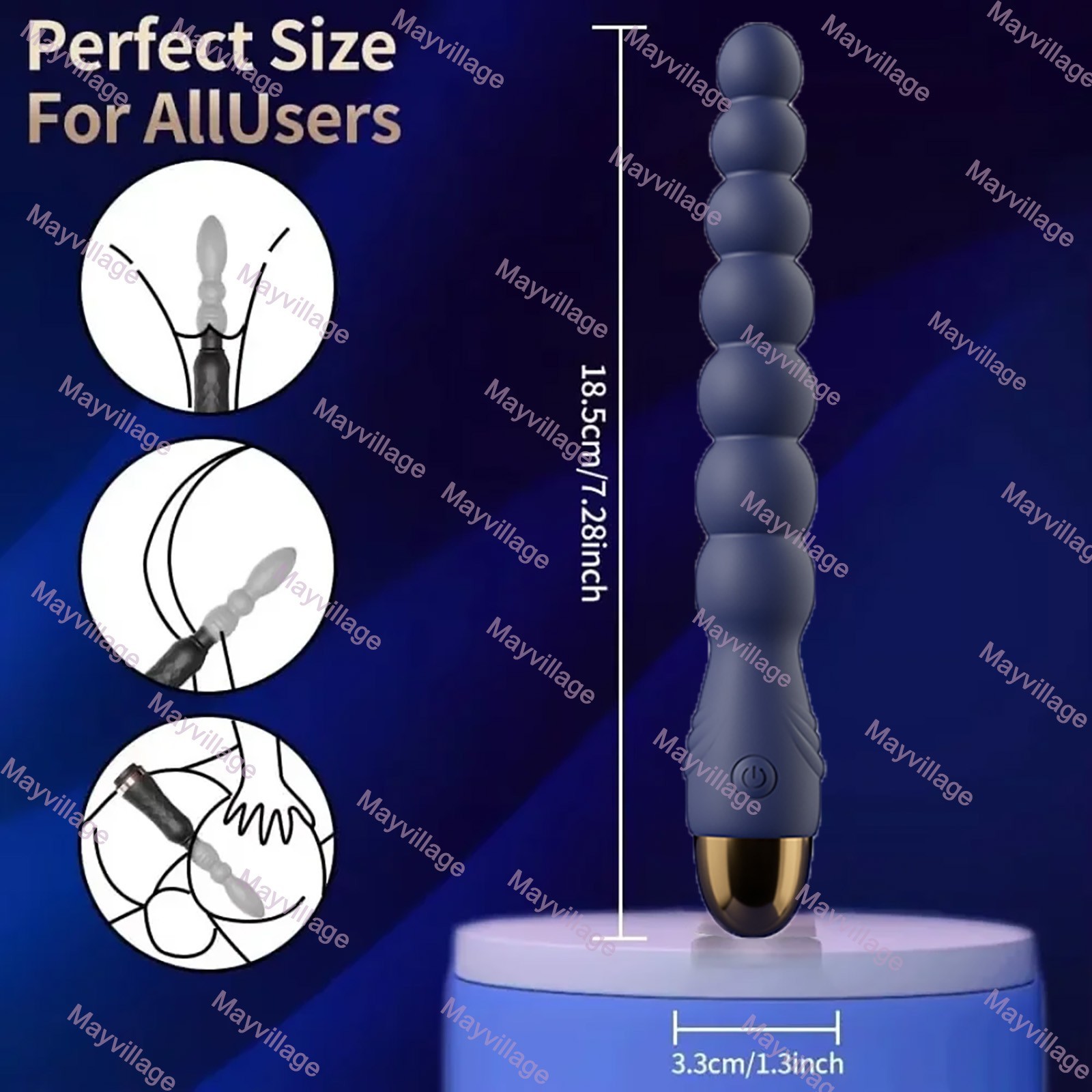 Male-Prostate-Massager-Dildo-Anal-Butt-Plug-Bead-Vibrator-Adult-Sex-Toys-For-Men