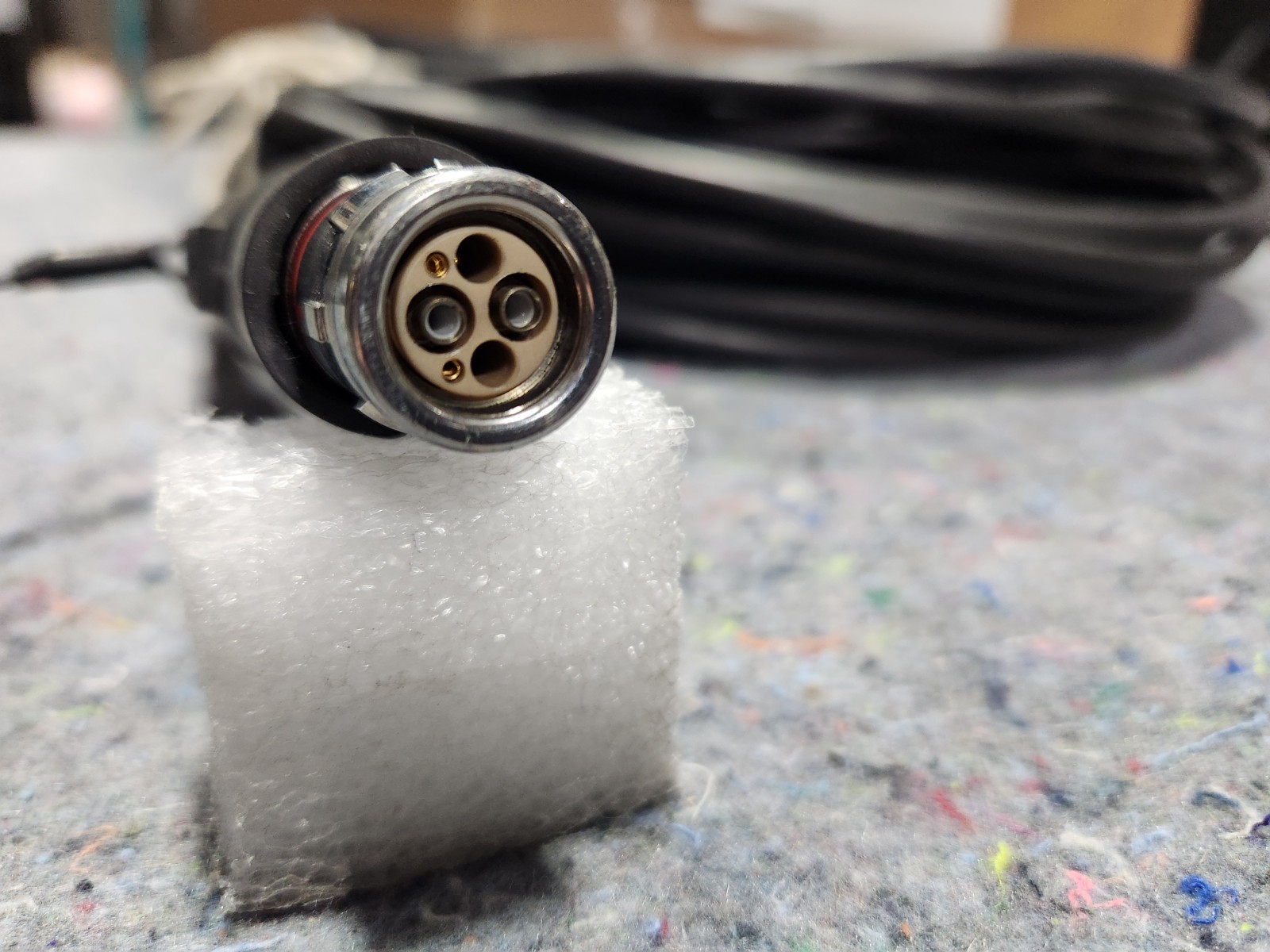 100' Nemal SMPTE 311M LEMO PUW/FUW Hi Def Camera Hybrid Single Mode Fiber Cable