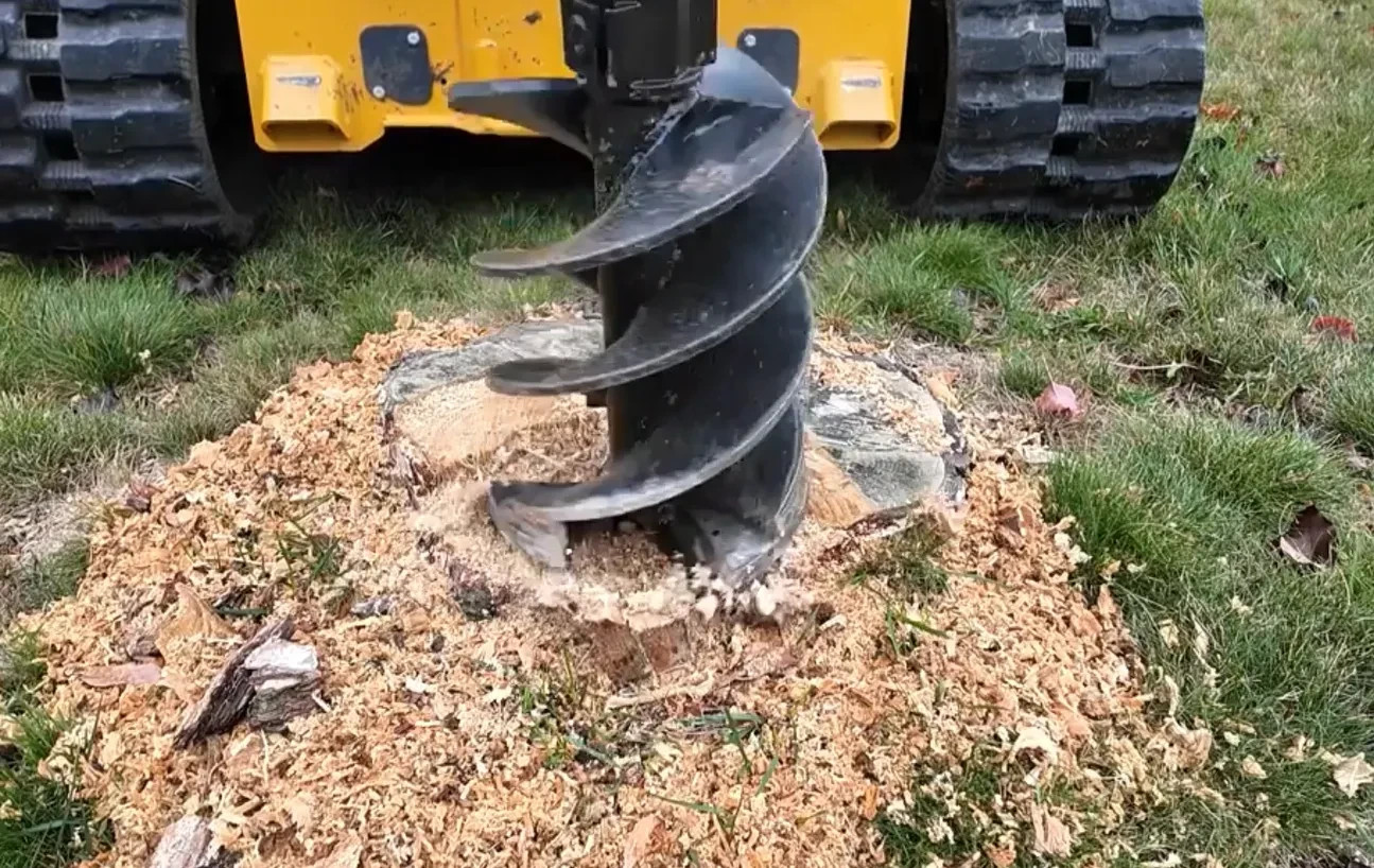 Lowe 12 in Auger Stump Planer Bit 2 in Hex, New Post Hole Digger