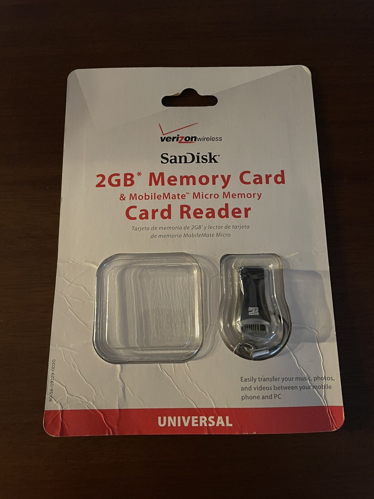"New"  Verizon SanDisk MobileMate Micro Memory Card Reader