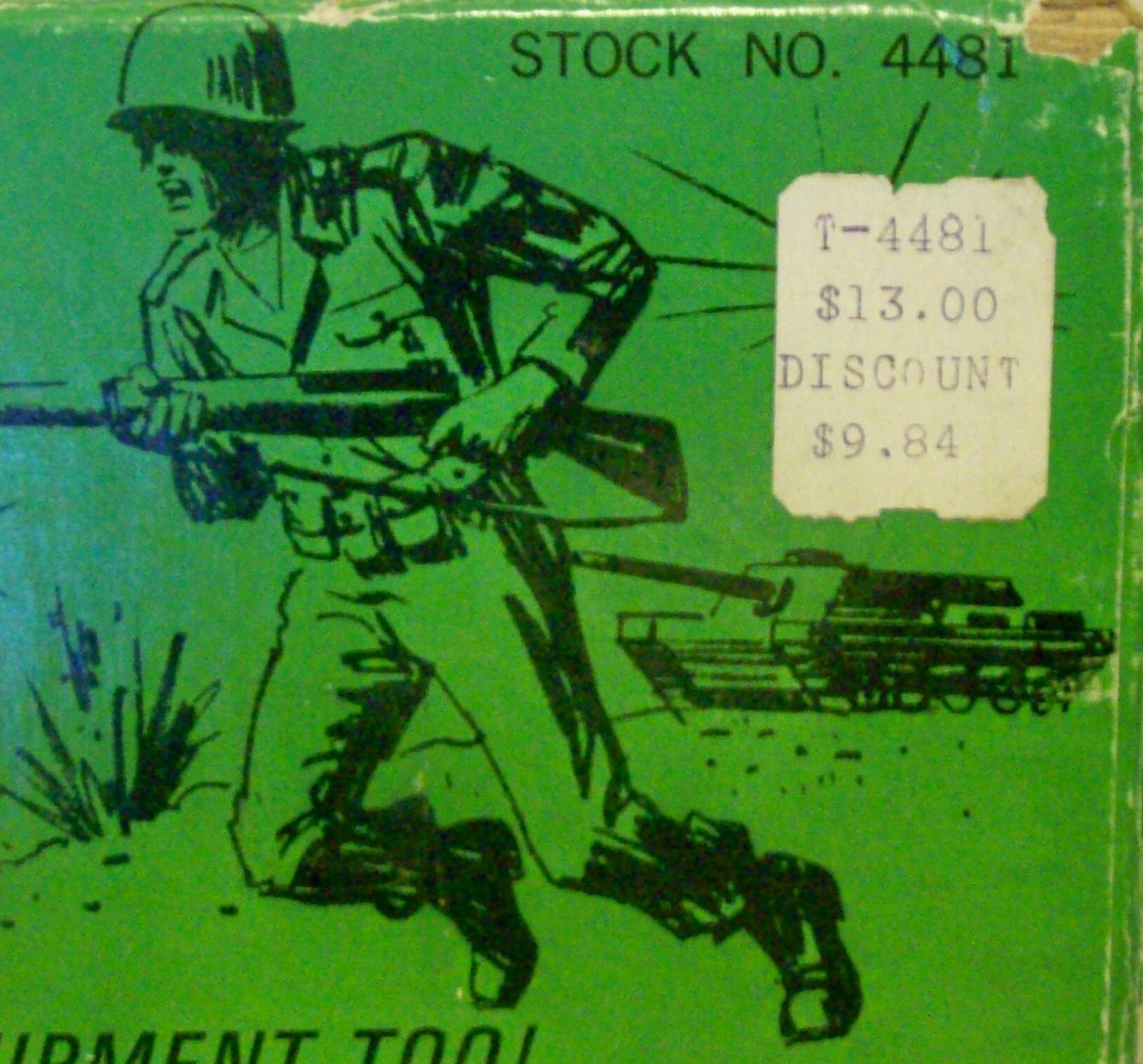 1965 "Fighting Men" Molding Toy by Mattel - 99% Complete with Working Heater