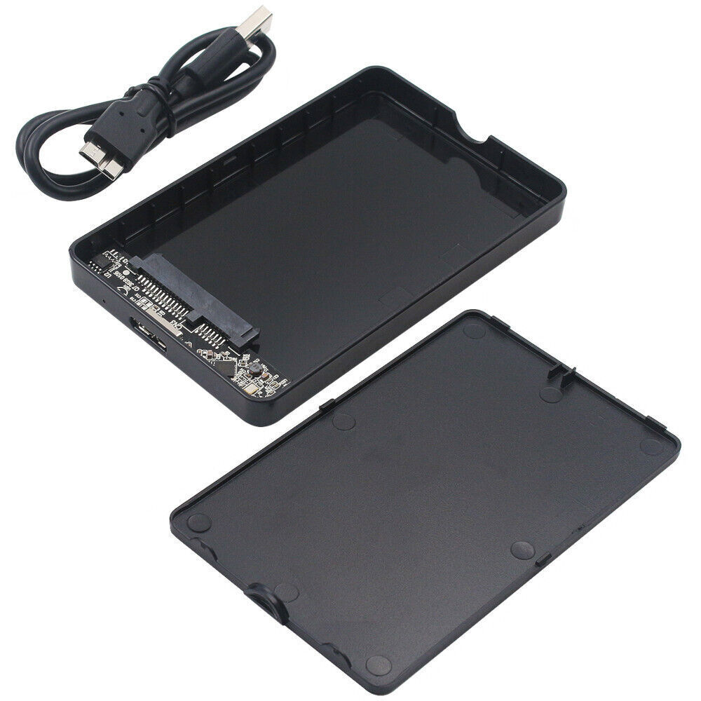 NEW For HDD SSD 2.5" SATA USB 3.0 Hard Drive Disk Enclosure External Laptop Case