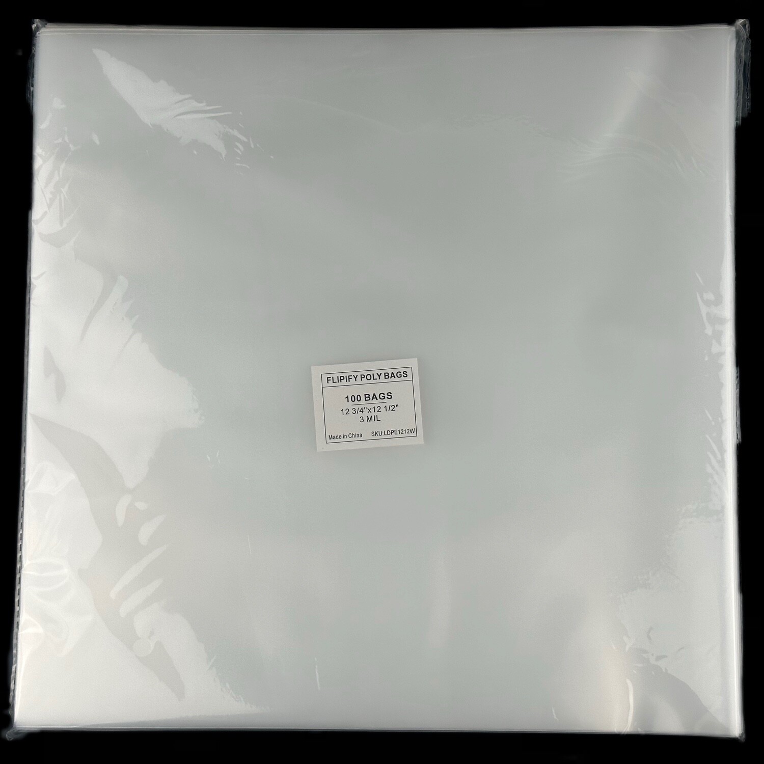 100 Clear Plastic LP Outer Sleeves 3 Mil HIGH QUALITY Vinyl Record Album Covers