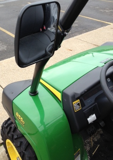 Side View Mirror Set for John Deere 825i XUV Gator, Heavy Duty, Large Size