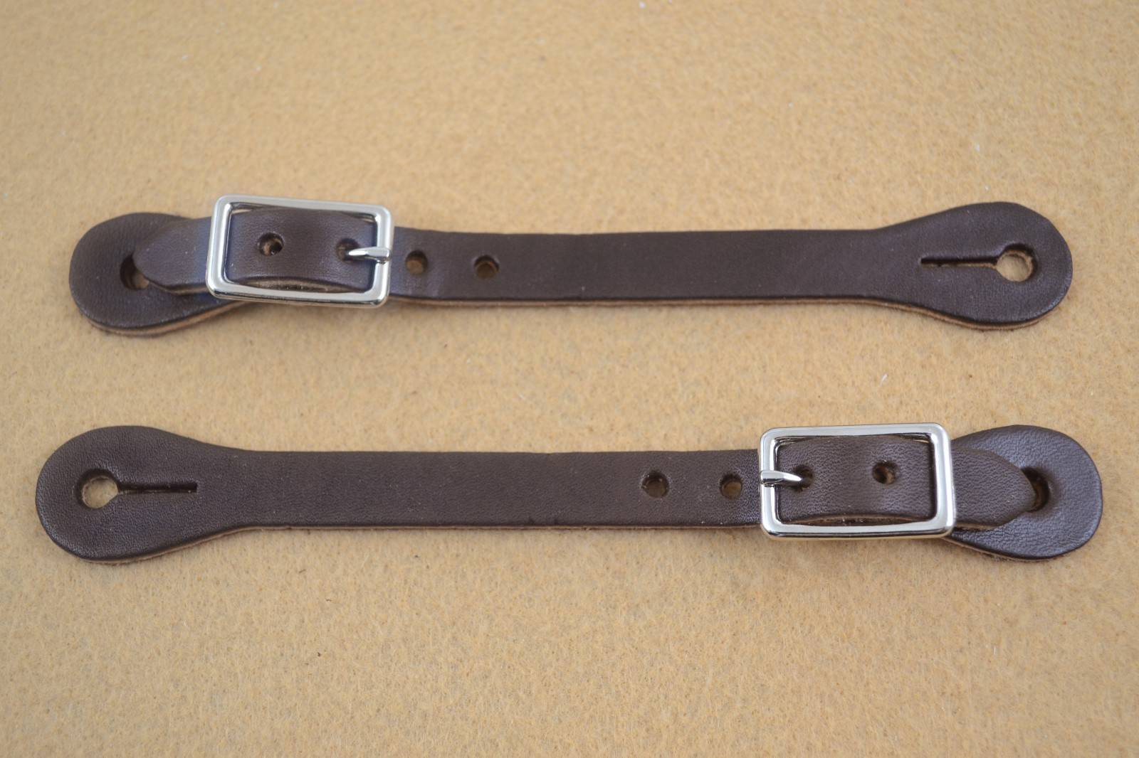 Kids Spur Straps - 1/2" - Burgundy - 1 Pair (E516)