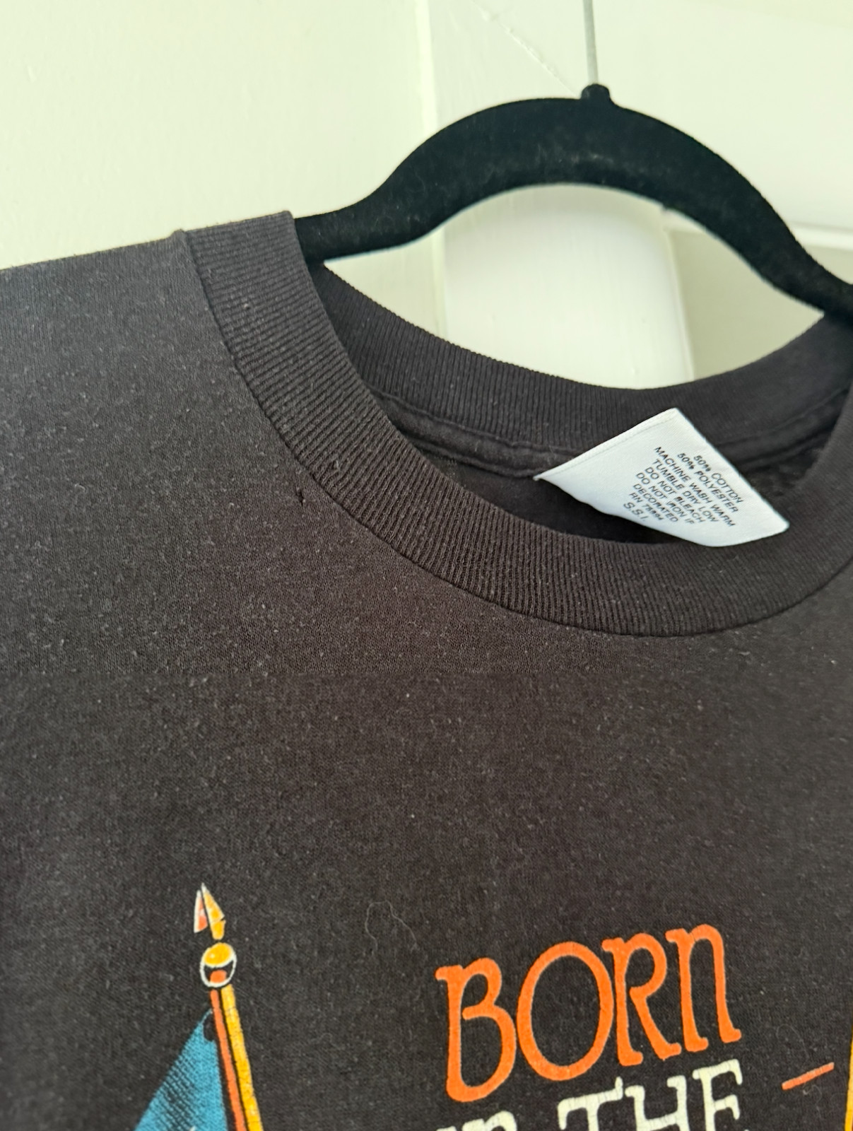 1989 HARLEY DAVIDSON Motorcycles BORN IN THE USA T-SHIRT Single Stitch XL