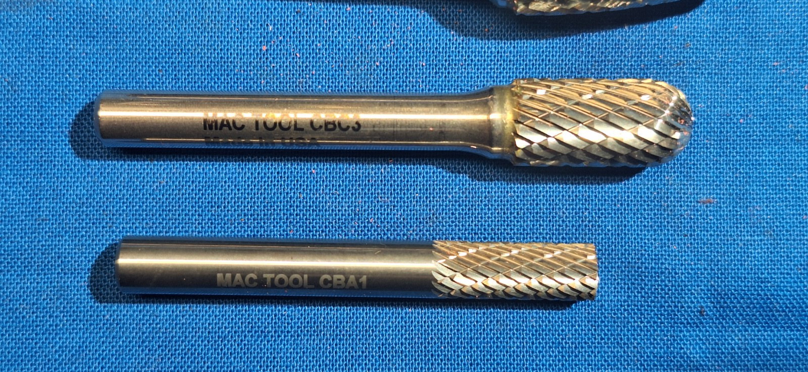 Mac Tools CB45 4 piece carbide burr multi-purpose bit set in pouch