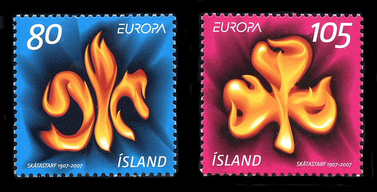 Iceland: 2007 Europa Issues (1110-1111) MNH