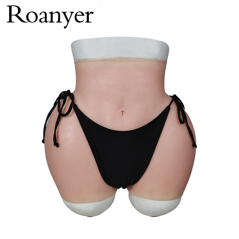 Roanyer Silicone Buttocks Underwear Hip Enhancer Pants Crossdresser Tansgender