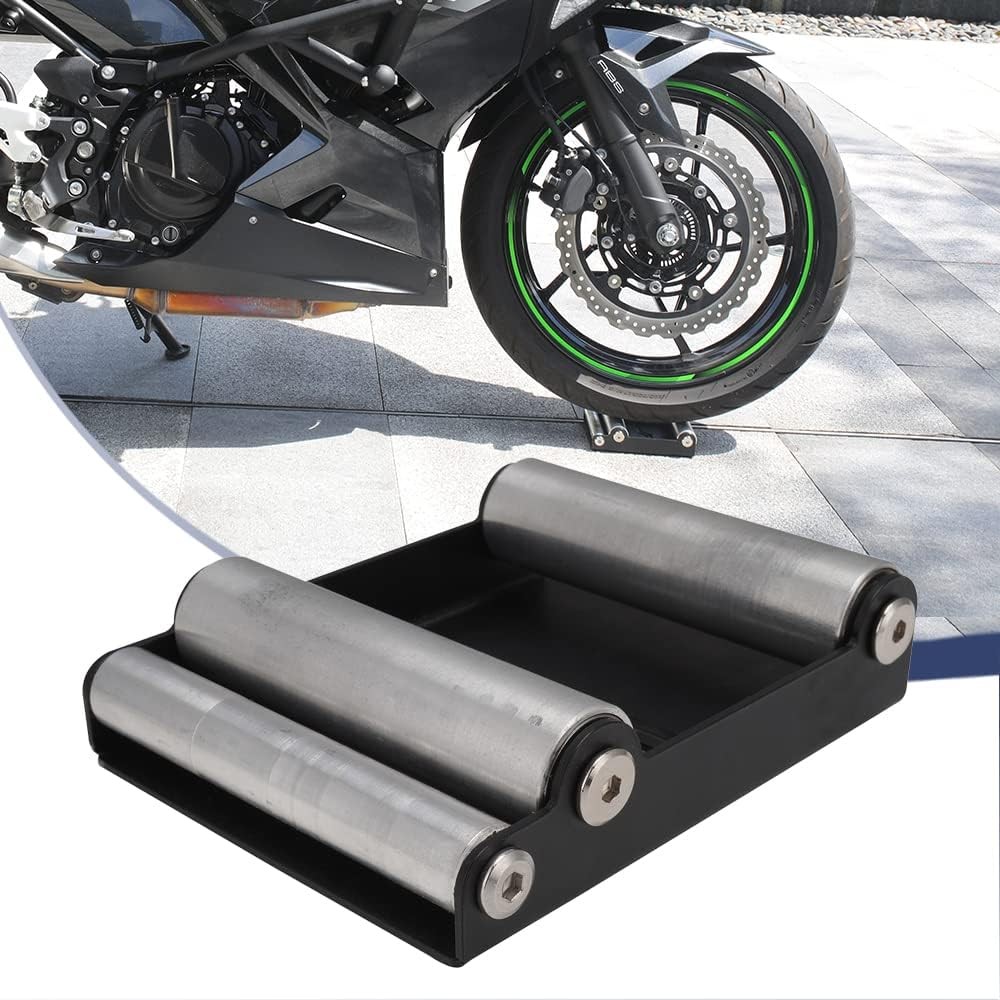 Motorcycle wheel roller stand Cleaning for Tyre cleaning & chain lubrication