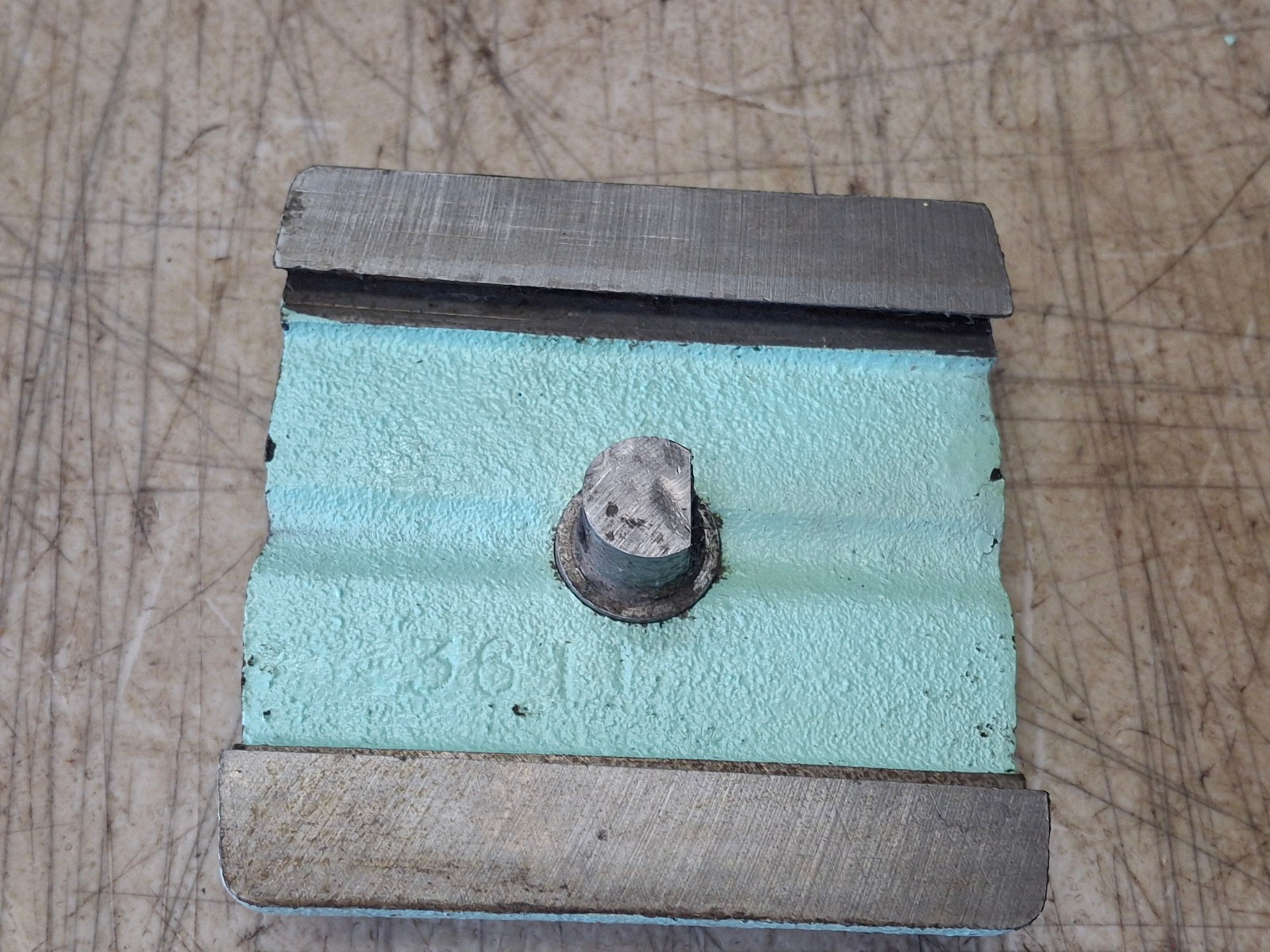 6" Lathe Atlas 618 Craftsman Compound Rest Tool Post Slide Swivel Base 3611 Gibb