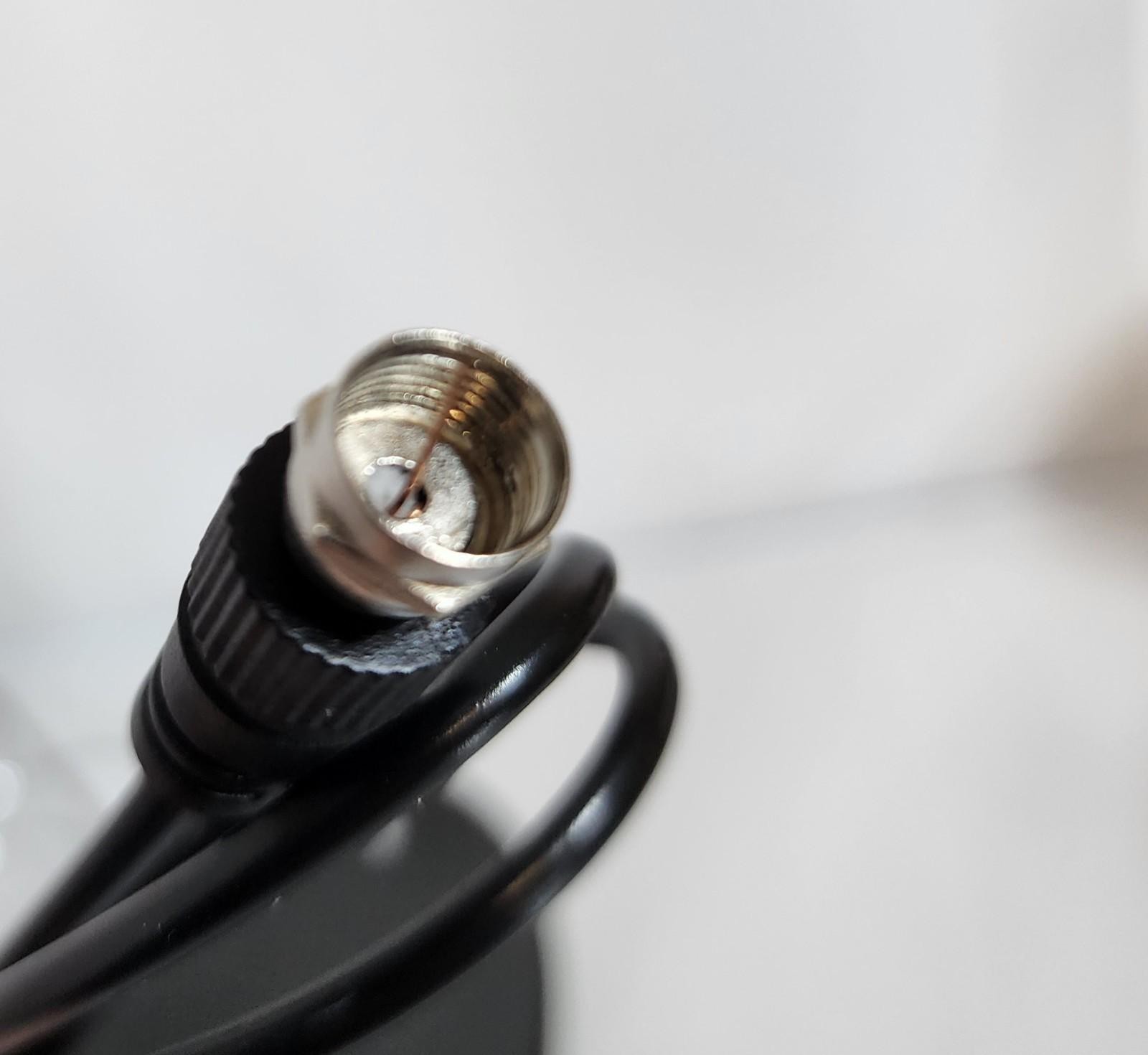 Classic Indoor TV Antenna Rabbit Ears – UHF VHF Over-the-Air Channels