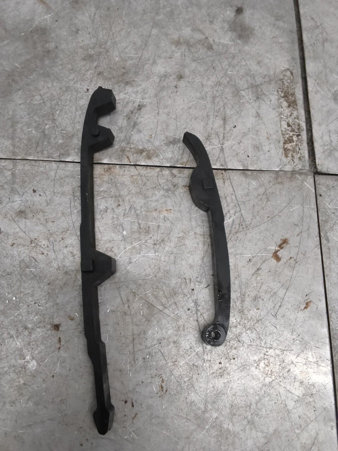 2001 Suzuki QuadRunner LT-F500F OEM Chain Guides p/n 12771-09F01 12811-09F01