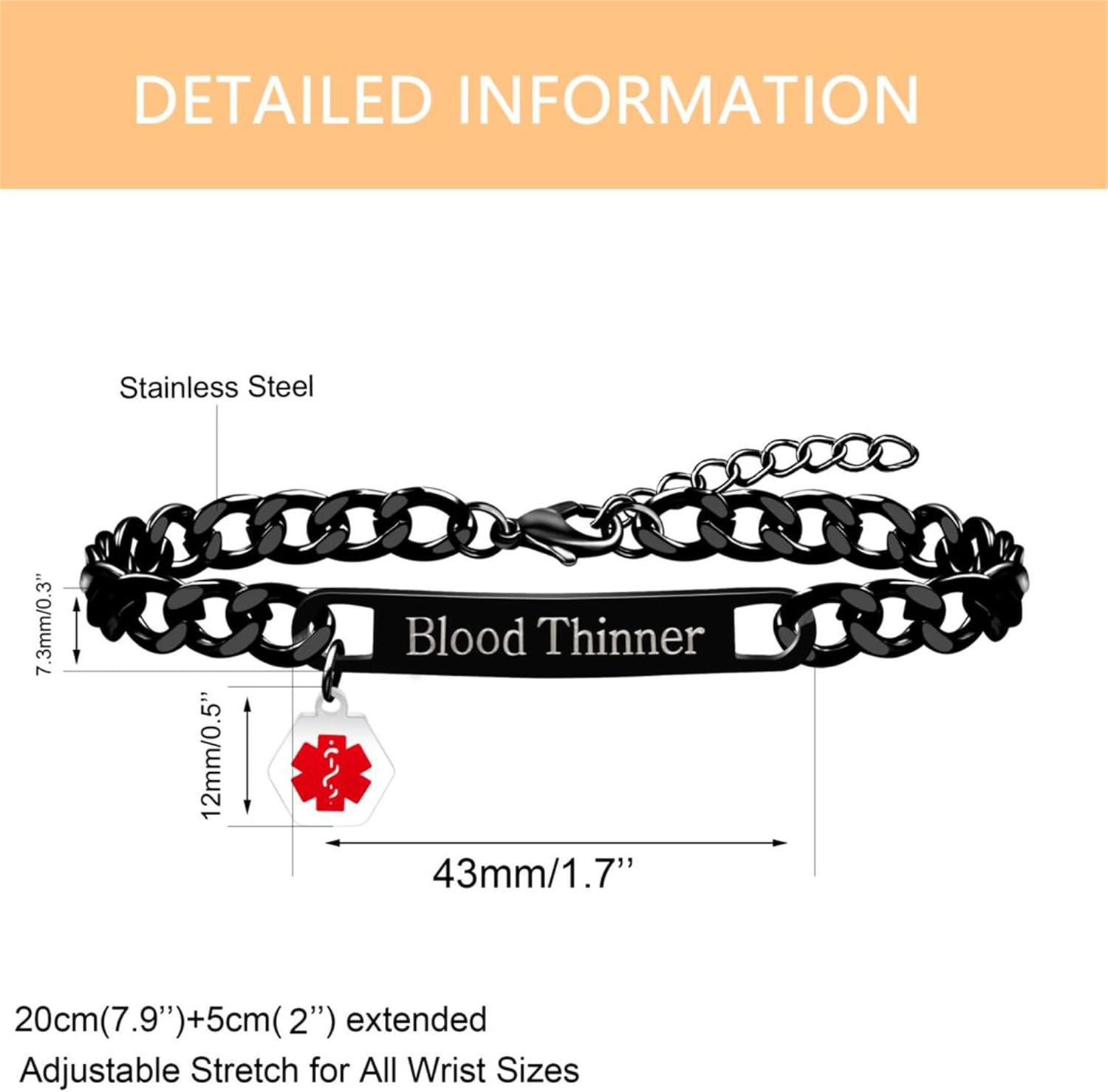 International Medical Alert Jewellery - Customized Personal Health Alert Bracele