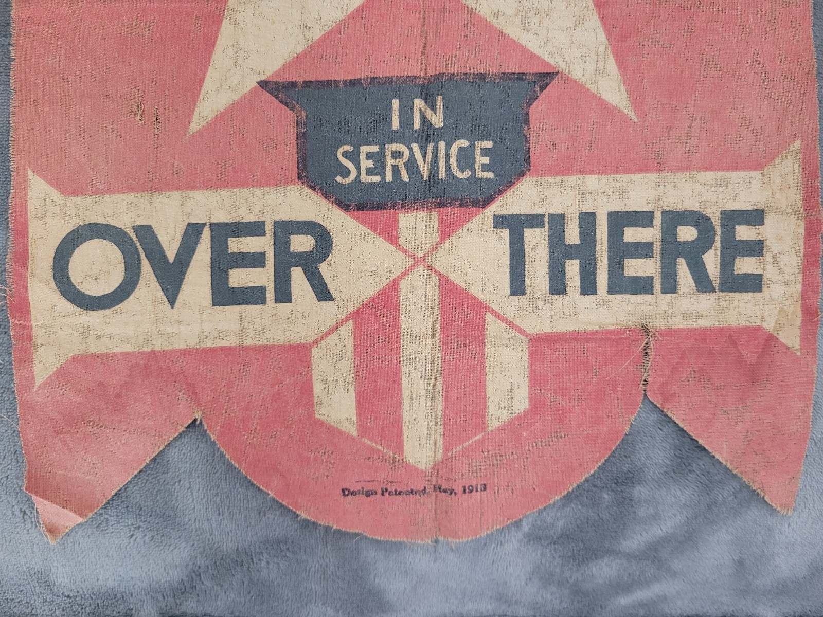 WWI Blue Star Service Flag Designed In 1918