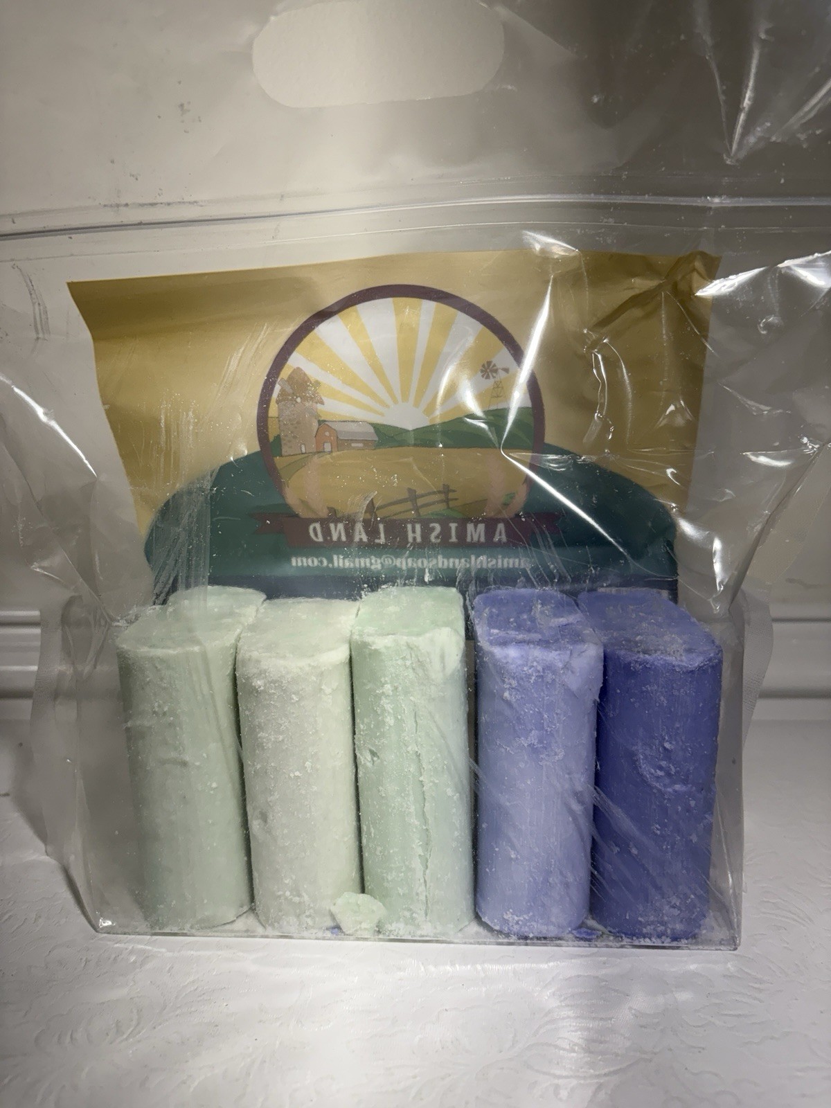 AMISH LAND BAR SOAP 5 5OZ BARS TOTAL 1 BAG